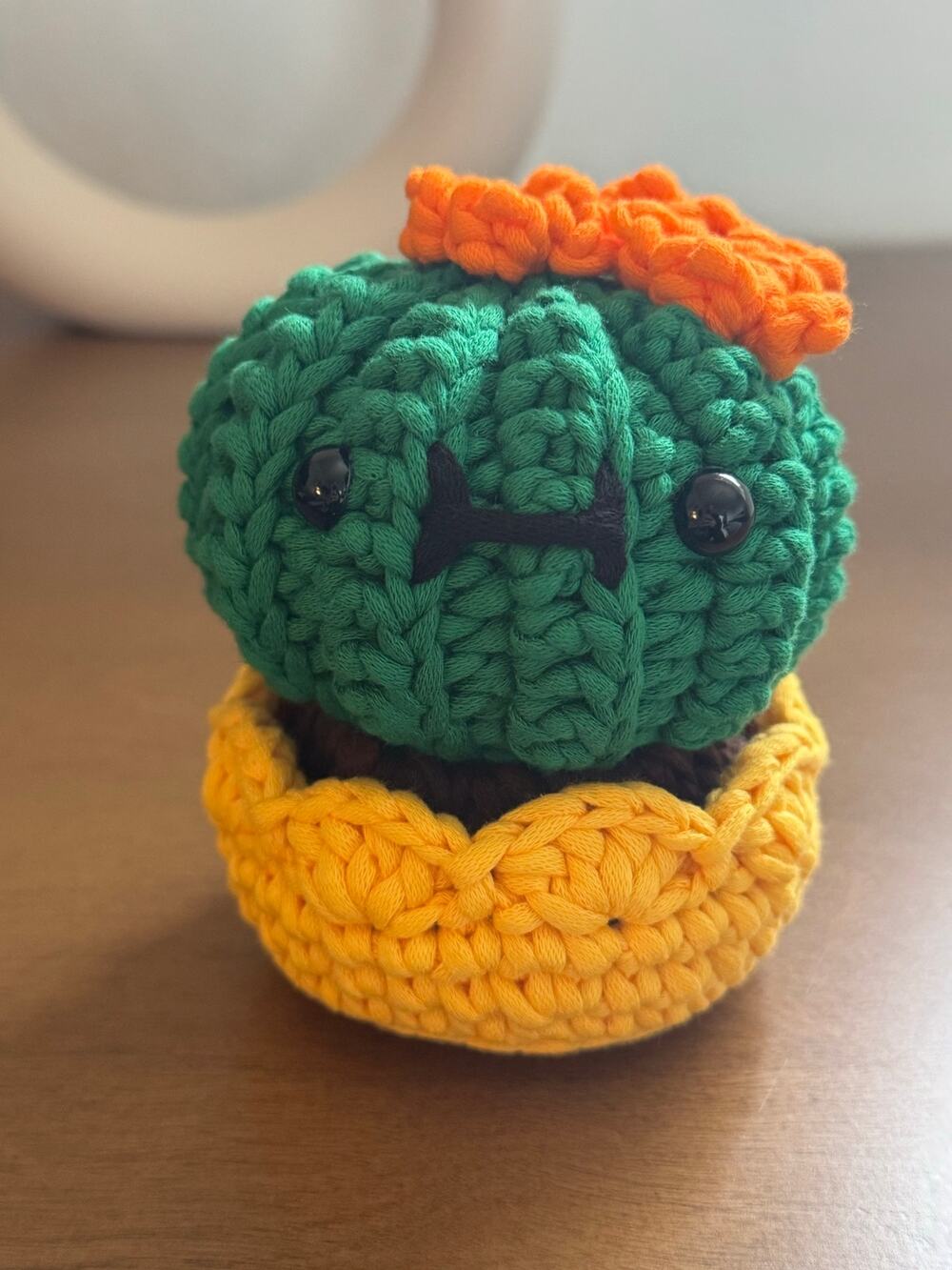*Pre-Made Plushie* The Woobles Olivia the Barrel Cactus Collectible Succulent